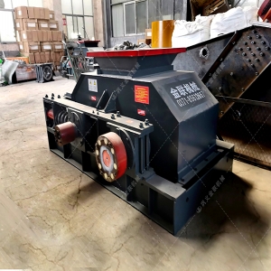 2PG86對輥破碎機發往貴州破碎鵝卵石