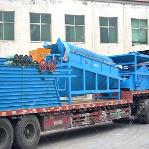 2PG46對輥破碎機發往河北石家莊破碎石灰石