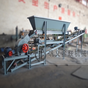 粉煤機(jī)發(fā)往甘肅平?jīng)鯻給料破碎輸送一體機(jī)發(fā)貨圖片