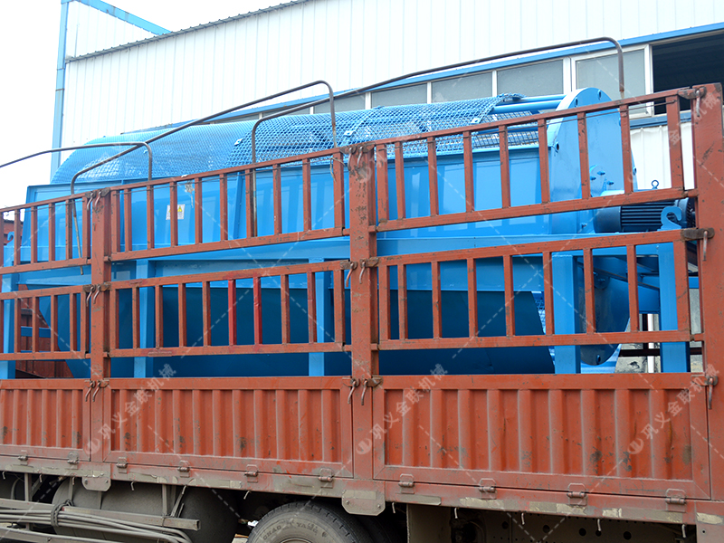 防堵塞無軸滾筒篩沙機發往廣東佛山 防堵塞無軸滾筒篩沙機發往廣東佛山