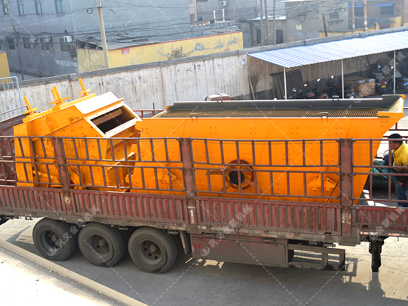 大型石料生產線設備發往重慶