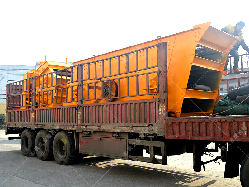 大型石料生產線設備發往重慶